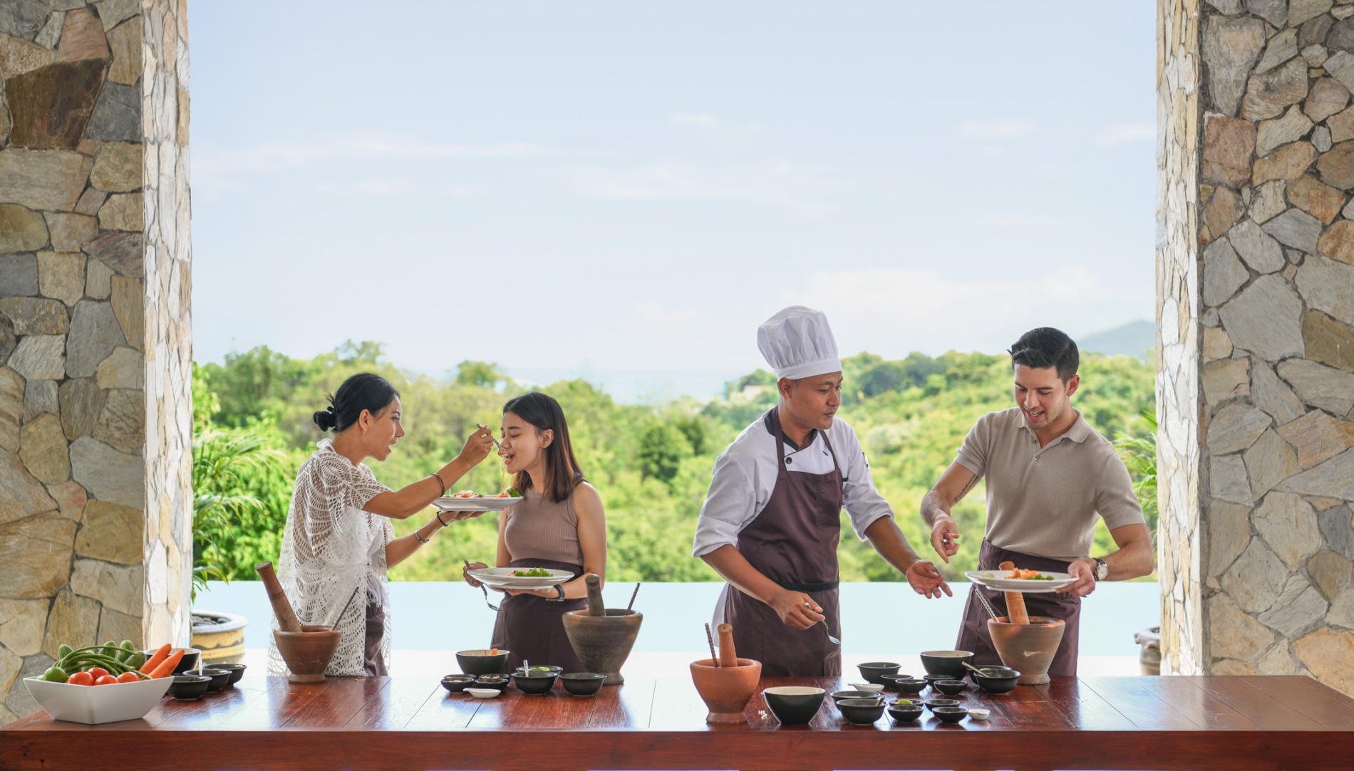 cooking class by sublime samui villas